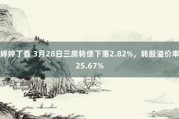 婷婷丁香 3月28日三房转债下落2.82%，转股溢价率25.67%