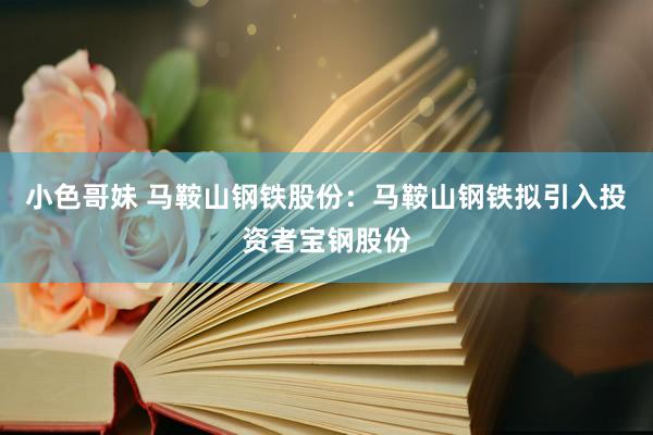 小色哥妹 马鞍山钢铁股份：马鞍山钢铁拟引入投资者宝钢股份